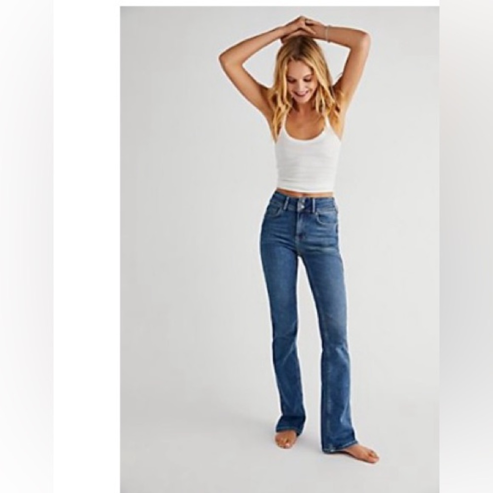 Free People Skinny Flare Jeans